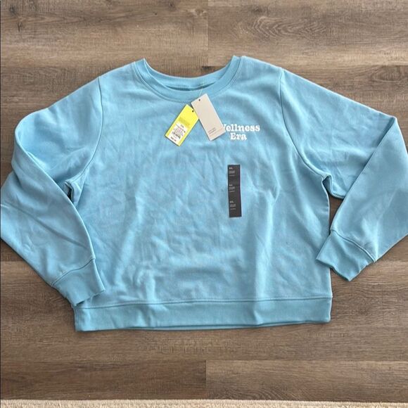 ALL IN MOTION REST DAY Blue Wellness Era Sweatshirt XL - Picture 1 of 4